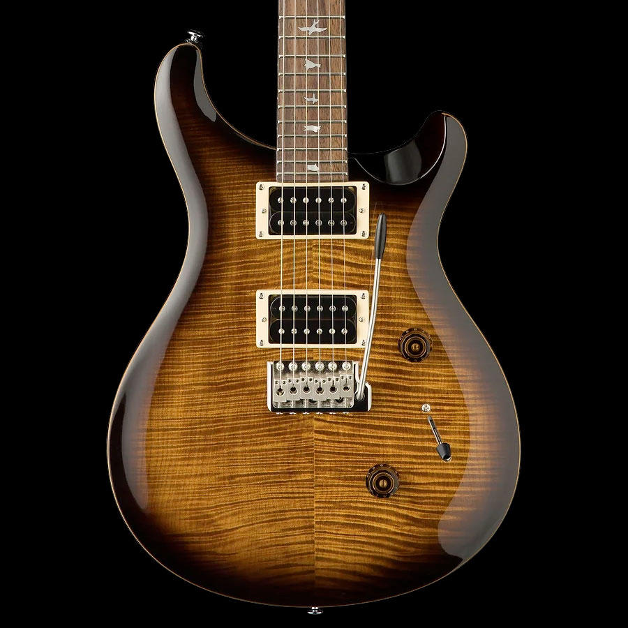 SE Custom 24  Black Gold Sunburst
