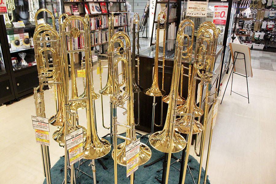 名古屋栄店にトロンボーン揃ってます 管楽器専門サイト Windpal ウインドパル 名古屋栄店