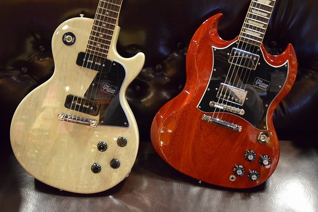 Gibson Custom Shop製レスポールスペシャル＆SGのパイロットランモデル 