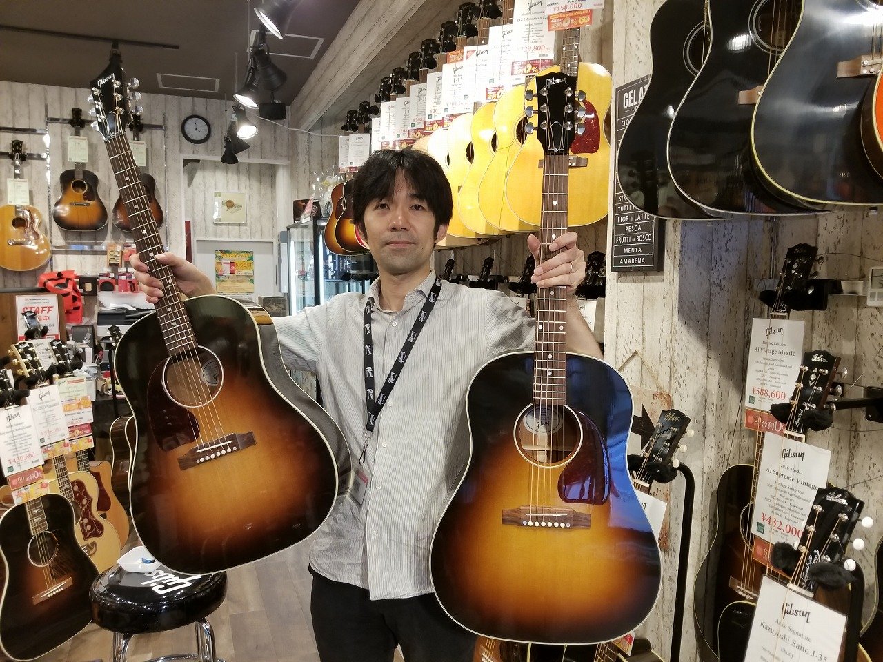 シンガーソングライターに愛されるGibson アコースティック！-Gibson J