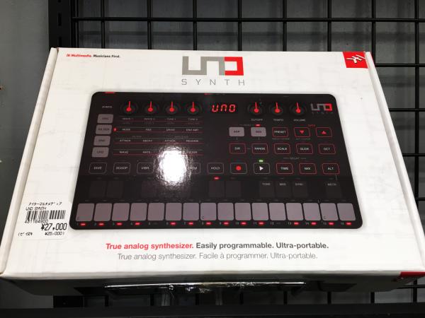 IK Multimedia / UNO Synth 小型のシンセ！ – イシバシ楽器スタッフブログ