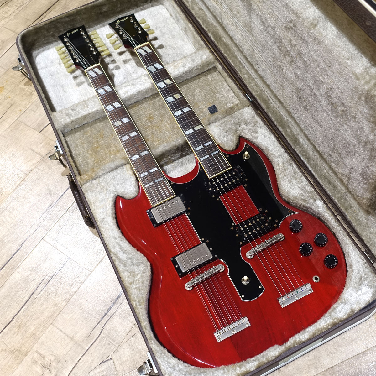 Greco ダブルネックエレキギター 赤 中古】Greco / SGW-1300 Cherry 1981年製【4.86kg】【S/N