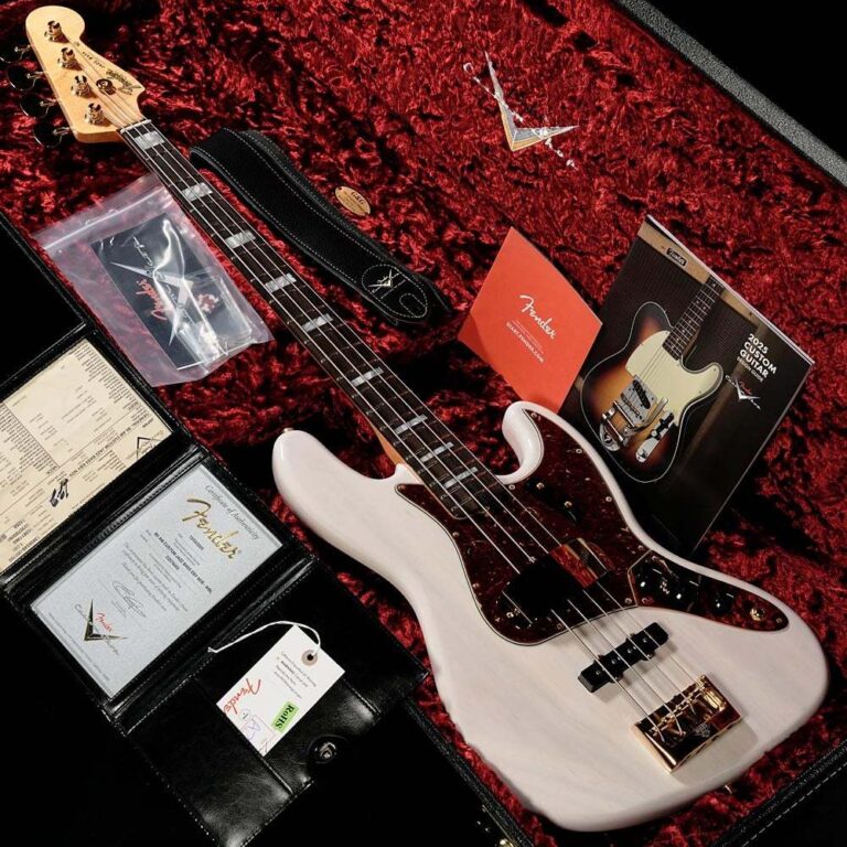 Fender Custom Shop / American Custom Jazz Bass NOS White Blonde