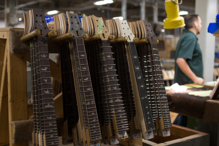 PRSネックパターンとフレットワイヤー